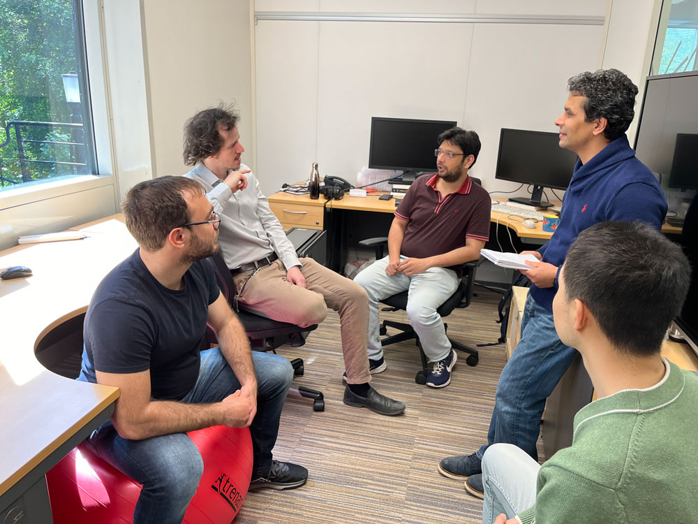 The lab is home to people from diverse backgrounds, who engage in lively discussions